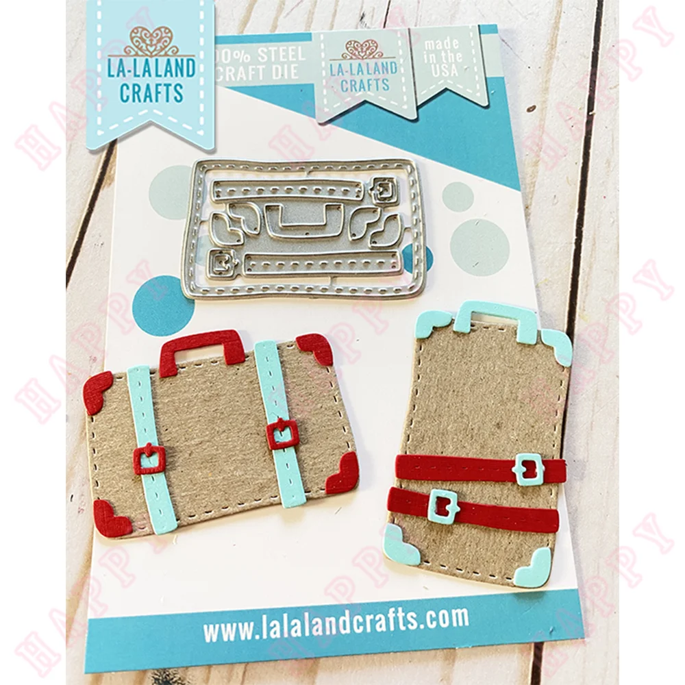 

2022 Arrival New Suitcase Metal Cutting Die Paper Scrapbooking Diary Craft Knife Mould Blade Punch Greeting Card Series Handmade