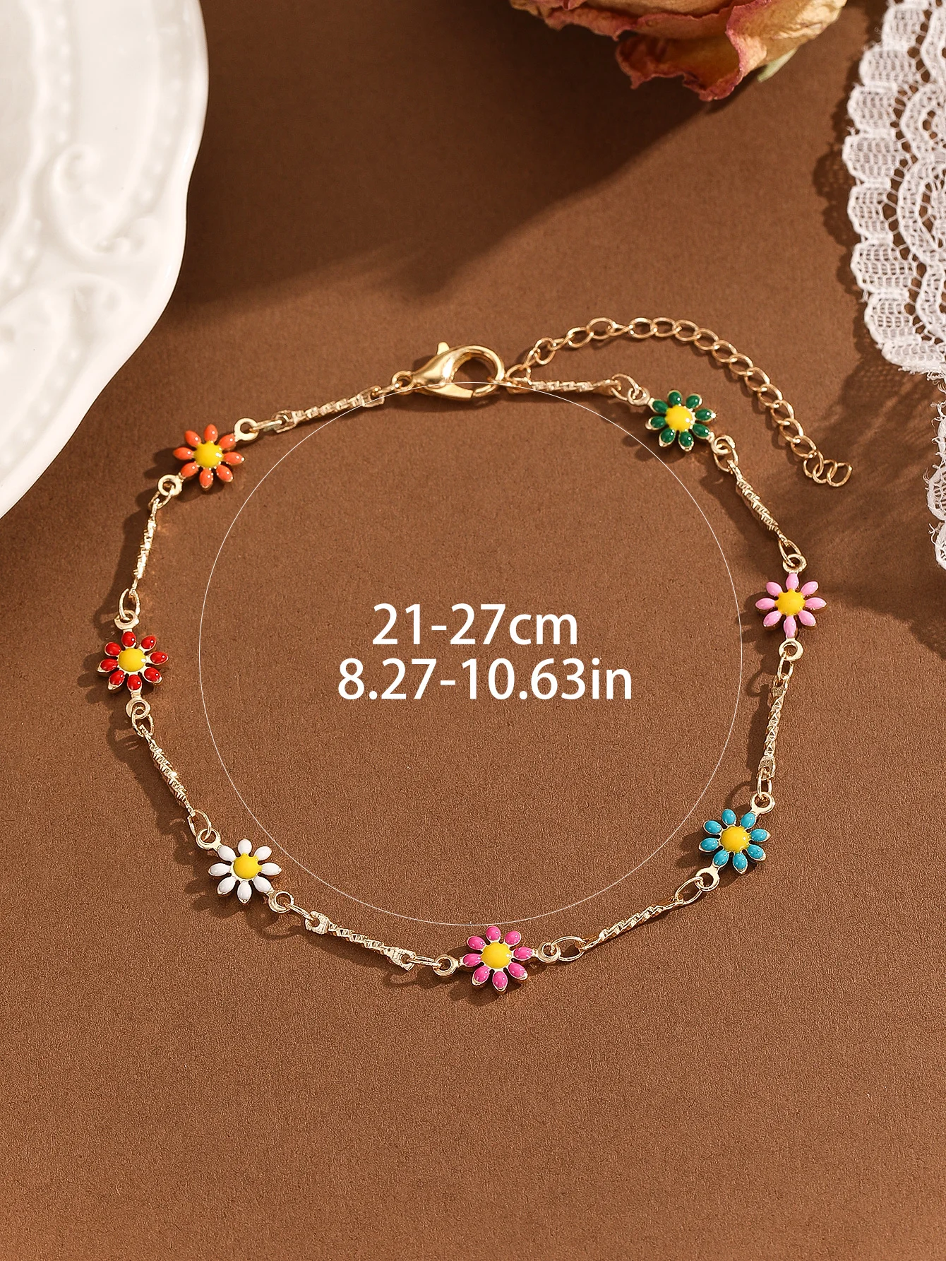 Женский браслет на щиколотку из нержавеющей стали