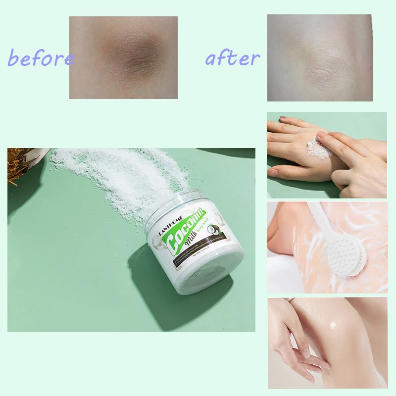 

Coconut Milk Scrub Removing The Stratum Corneum Deep Cleaning Whitening Cream Body Scrub Exfoliantes Body Wash Beauty Heahly