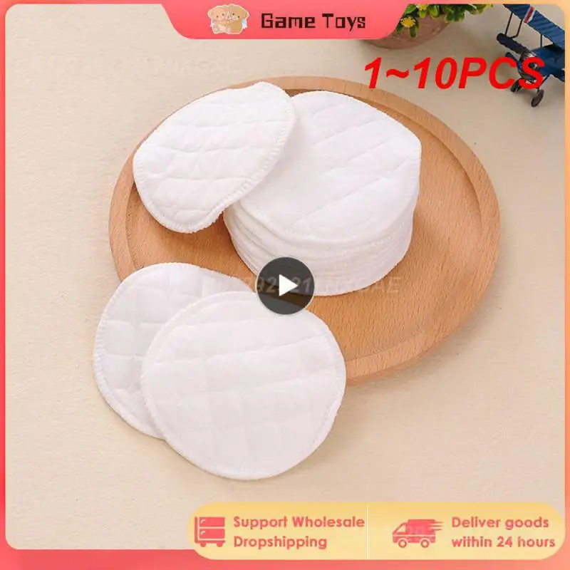 

1~10PCS Reusable Breast Feeding Nursing Breast Pads Washable Soft Absorbent Baby Supplies EIG88