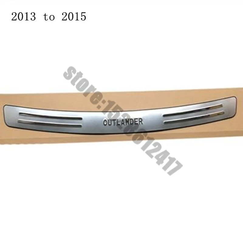 

Free Shipping Rear Styling Stainless Steel Rear Bumper Protector Sill Trunk Tread Plate Trim for 2006-2015 Mitsubishi Outlander