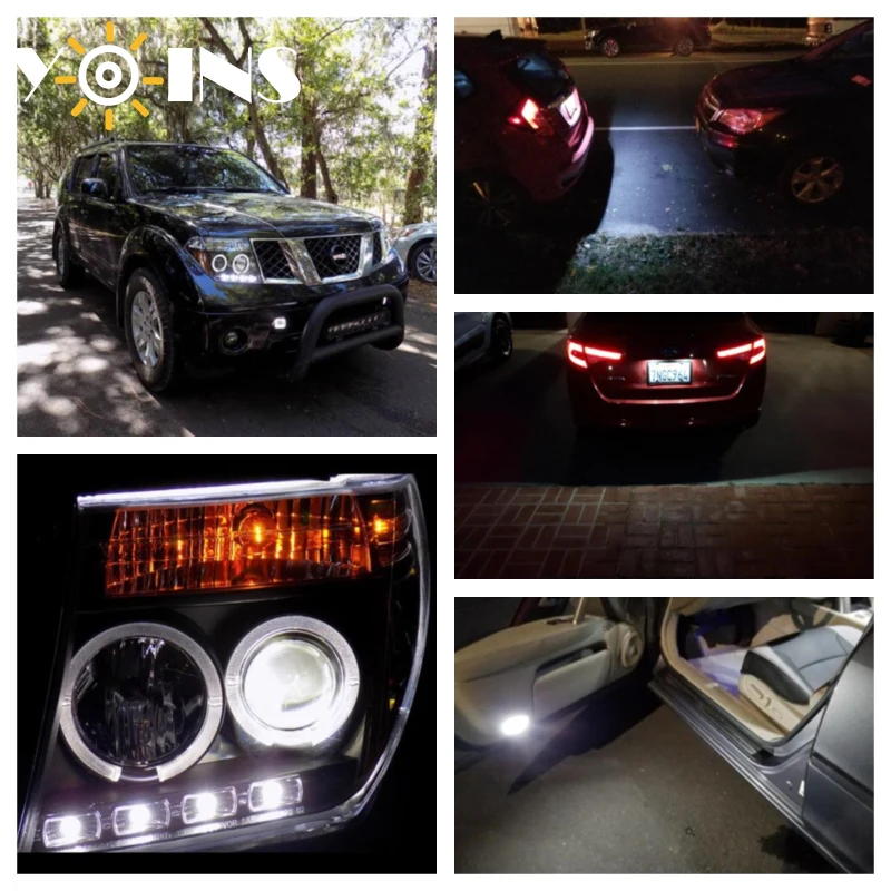 2 шт. Canbus безошибочные 12 В T10 194 W5W 4014 15 SMD Автомобильные светодиодсветодиодный