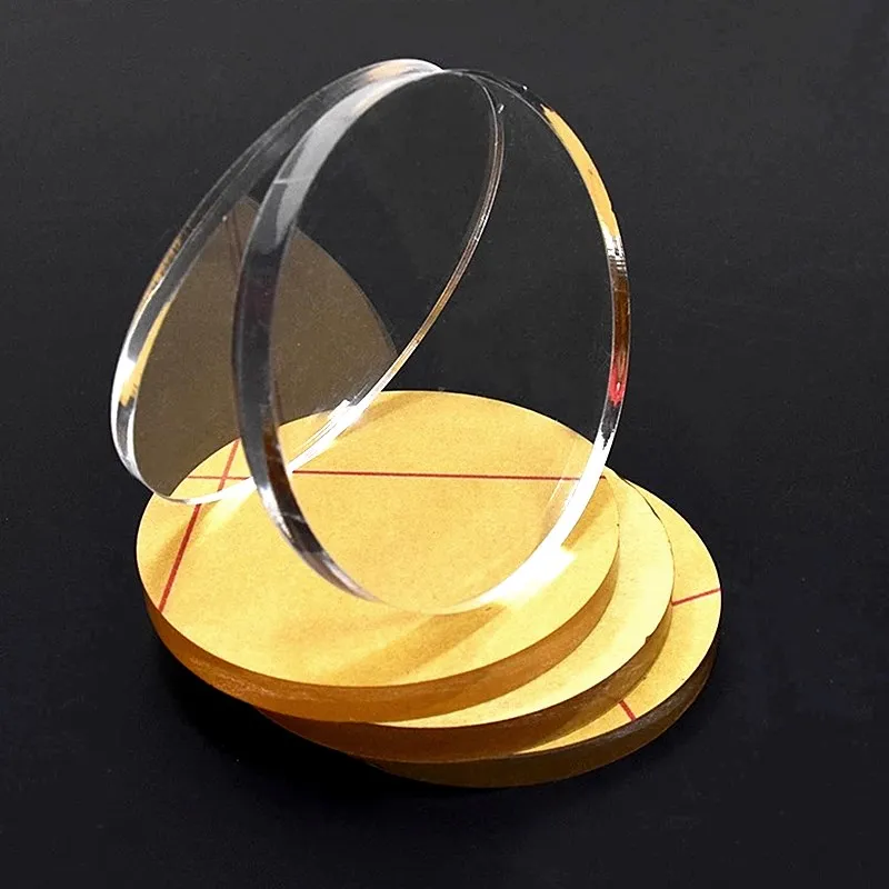 

3mm Clear Cast Acrylic Circle Discs Quality Plexiglass Sheets Round Perspex Cutting Shapes For DIY Craft