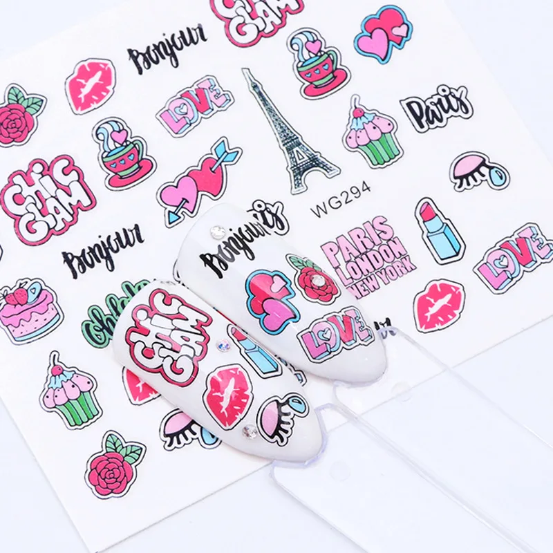 

Новый Diy изысканный цветок летний Японский узор водяные наклейки