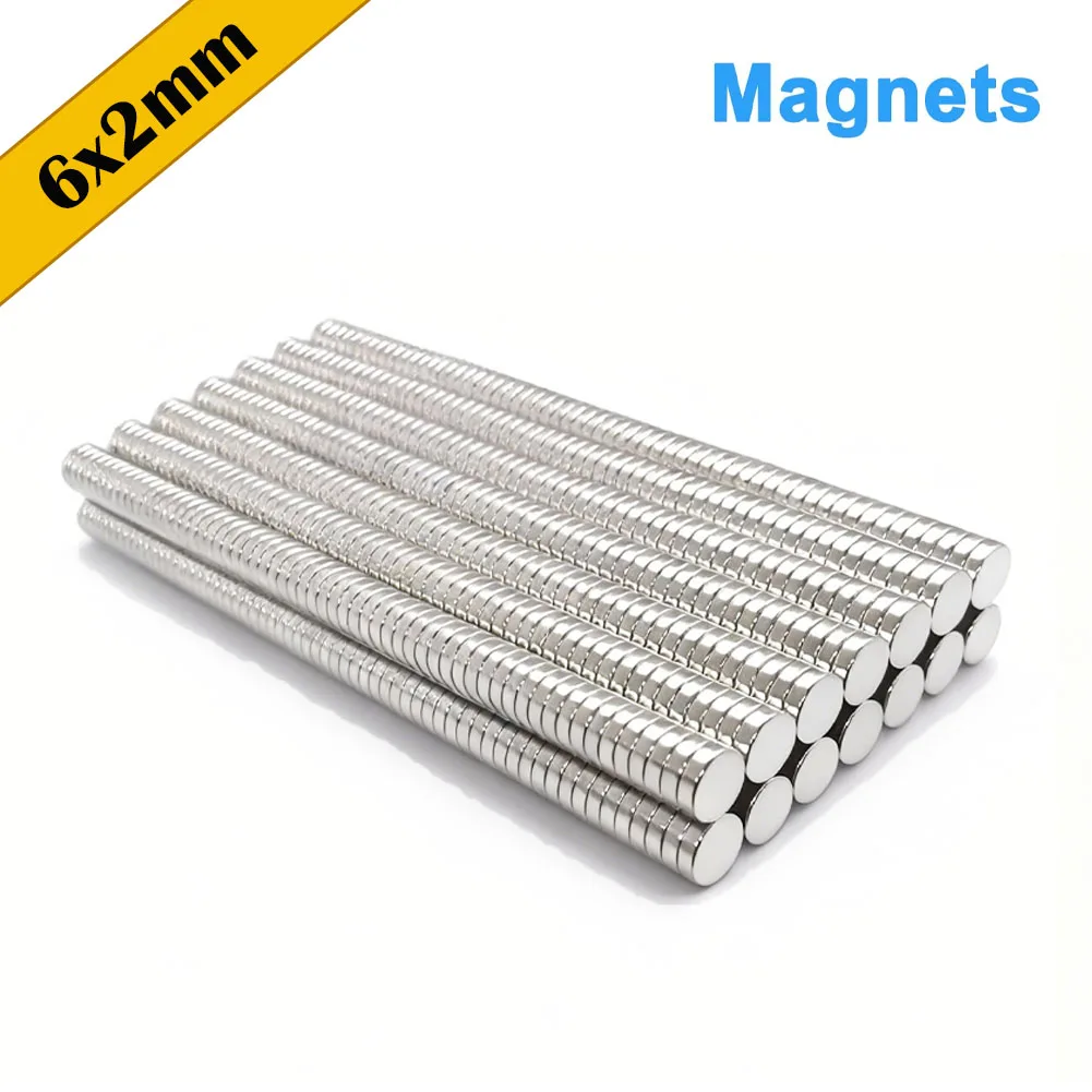 

Неодимовые магниты 6x2 мм