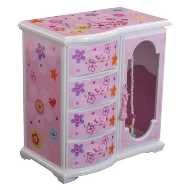 

Mele Designs Dorothy Glittery Upright Musical Ballerina Jewelry Box for girls