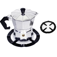 1pc iron gas stove cooker plate coffee moka pot stand reducer ring holder durable coffee maker shelf