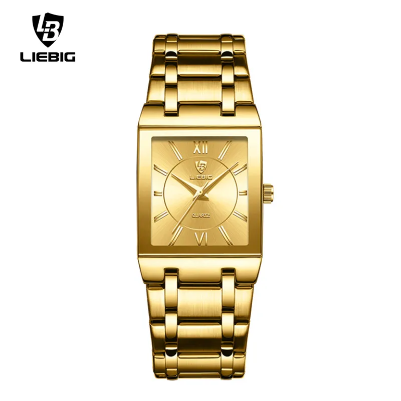 

LIEBIG Luxury Golden Quartz Wristwatches For Women Ladies Fashion 30m Waterproof Female Girl Watches Relogio Feminino Clock