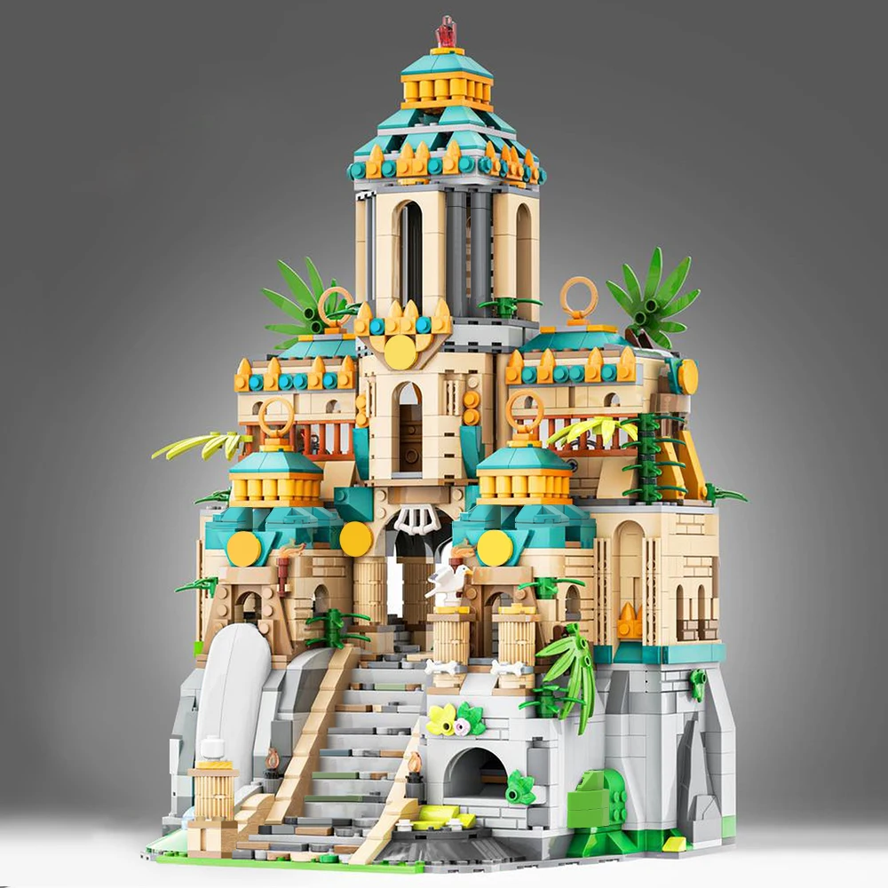 Конструктор из фильма Indianaed Jones Lost Temple набор строительных блоков MOC архитектурный