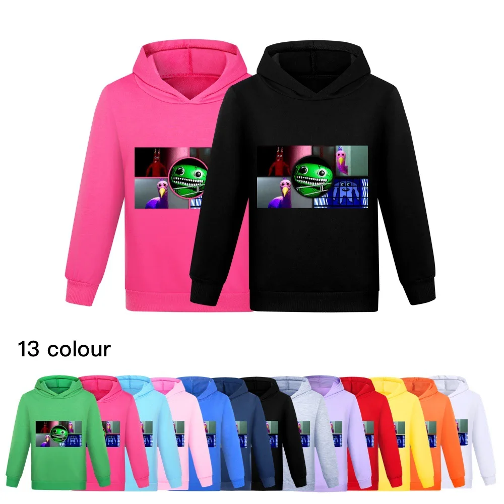 

2023 Hot Game The Newest 3D Garden of Banban Hoodies Sweatshirts Kids Fashion Autumn Boys Girls Pullovers Anime Children's Top
