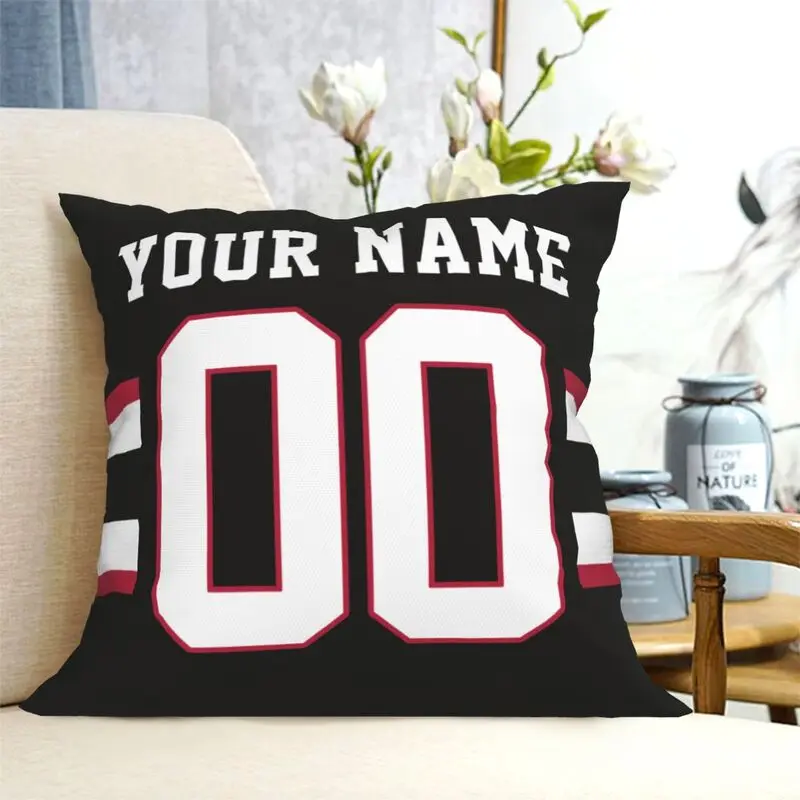Индивидуализированная наволочка с именем и номером Атланты Футбольные Подарки