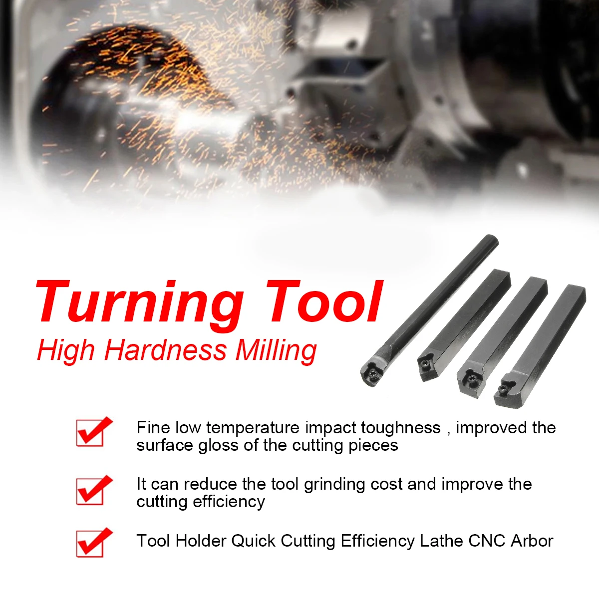 

Набор токарных инструментов с хвостовиком 12 мм