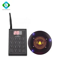 1 transmitter 20 pagers wireless coaster pager for restaurant cafe fast food guest paging systems