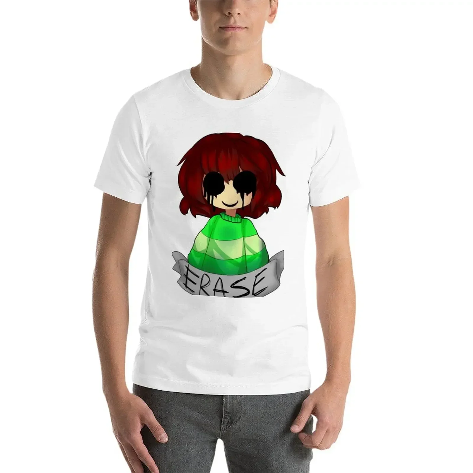 Мужская быстросохнущая футболка Undertale с надписью Chara