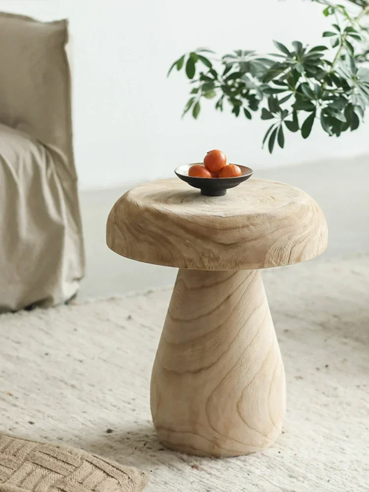 Журнальные столики Wabi-sabi грибной стул однотонный диван из павловнии боковой