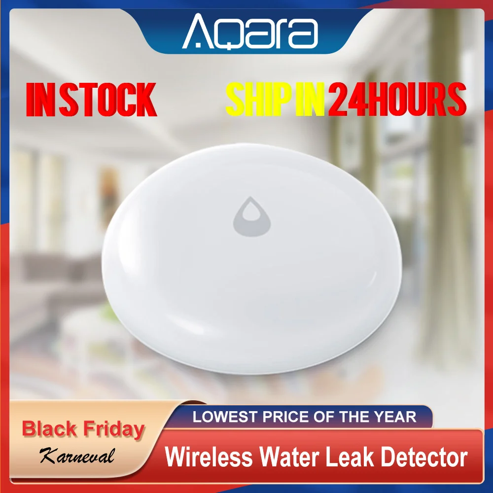 

Aqara IP67 Water Immersing Sensor Flood Water Leak Detector For Home Remote Alarm Security Soaking Sensor For Xiaomi mijia App