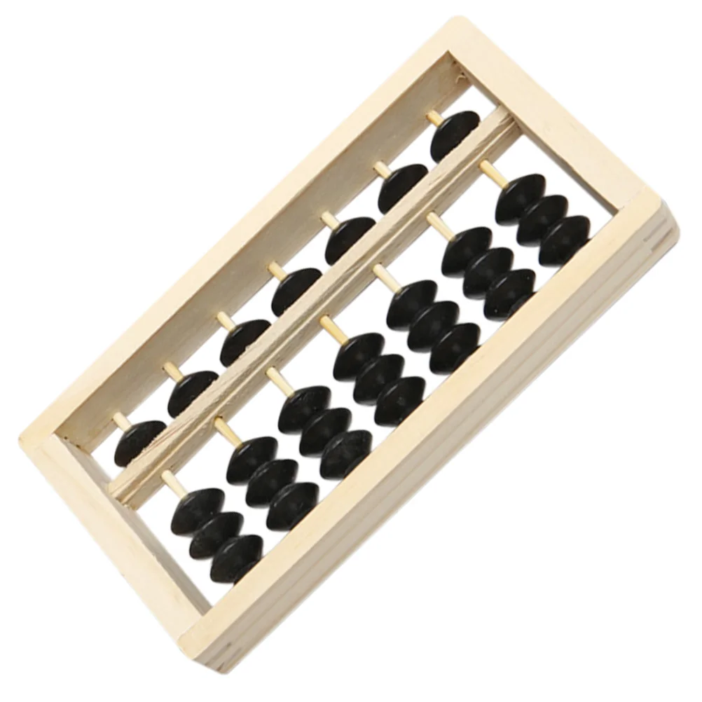 

1Pc Mini Abacus Decoration Unique Wooden Abacus Ornament Creative Photo Prop