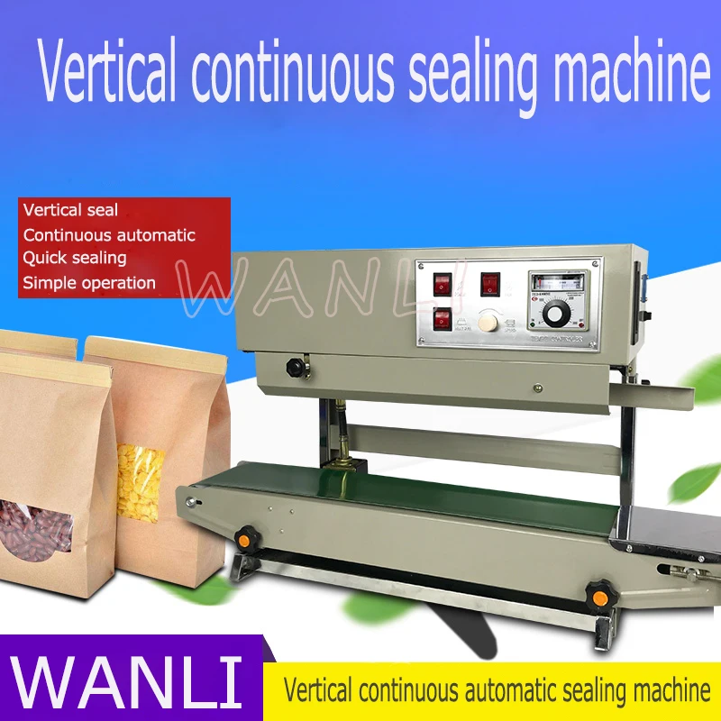 

FR-900 Commercial Automatic Heightening Continuous Food Sealing Machine Liquid Sealer