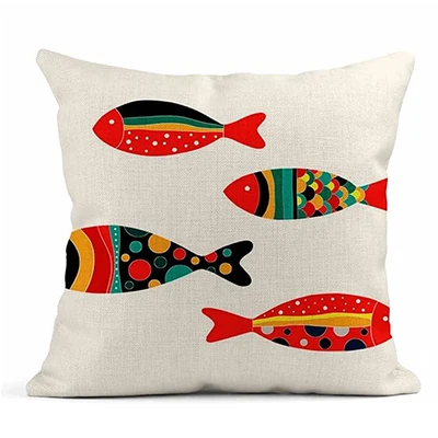 

Льняная наволочка 40x40 см, летняя разноцветная искусственная квадратная наволочка для дивана, кровати, дивана, подушки