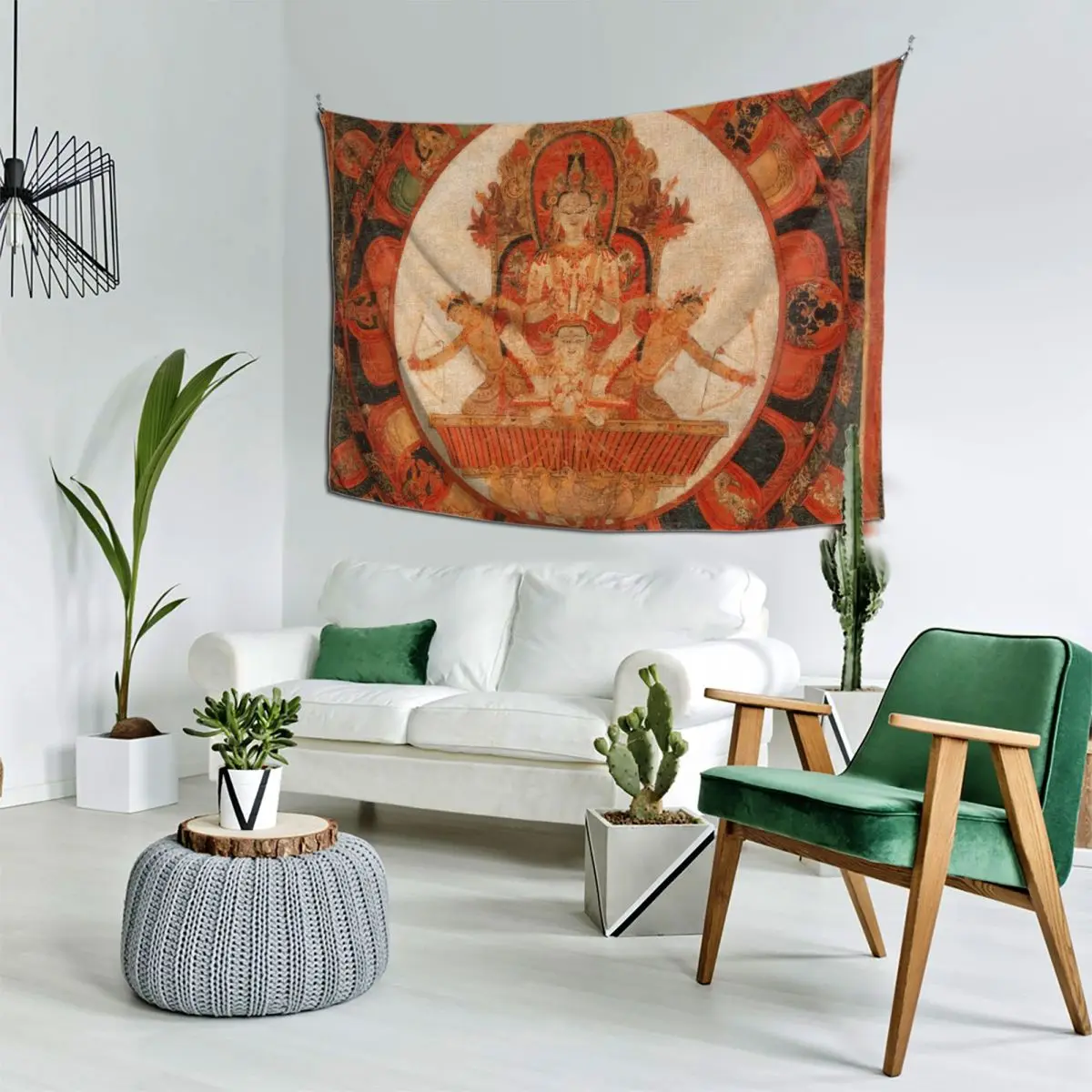 Toyotomi Clan kamon с названием клана гобелен для спальни декор комнаты изображением