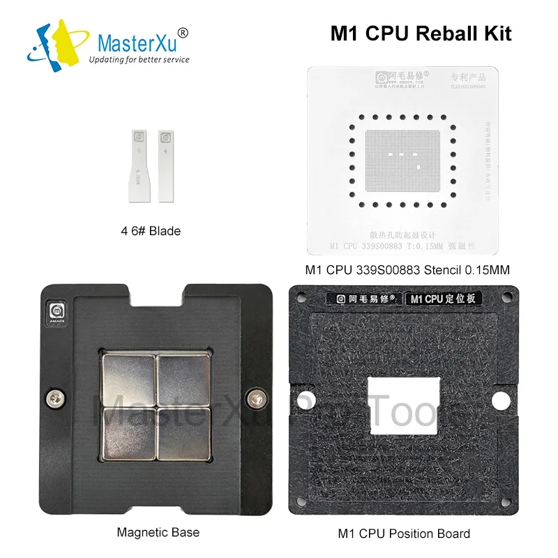 

Amaoe Mac SRK0E MT9011CEATBB MT9216 Mate50Pro RS Tin Planting Universal Platform BGA CPU Nand Stencil Steel Phone Repair Tools