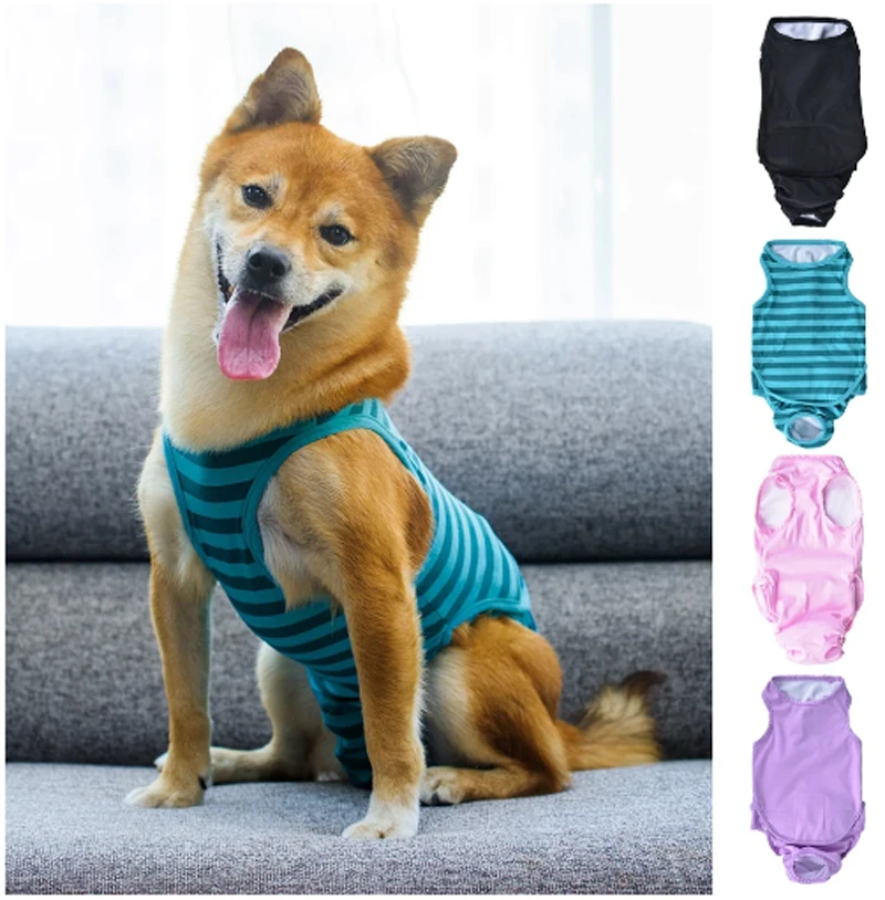 

Recovery Suit for Dogs Cats After Surgery Professional Pet Puppy Recovery Shirt Dog Abdominal Wounds Bandages Prevent Licking