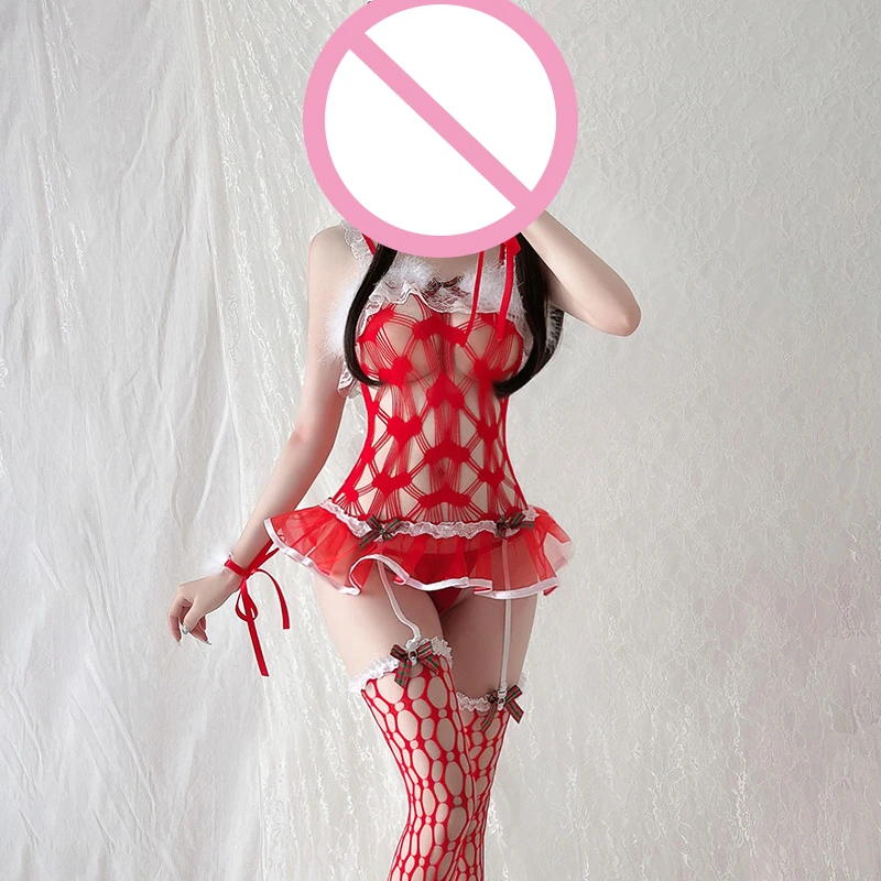 Sexy Woman Ultra Sexy Lingerie Nipple Clamp Vinyl And Leather Outfit Woman Red Lingerie Set Underwear Women Hot School Girl Toys