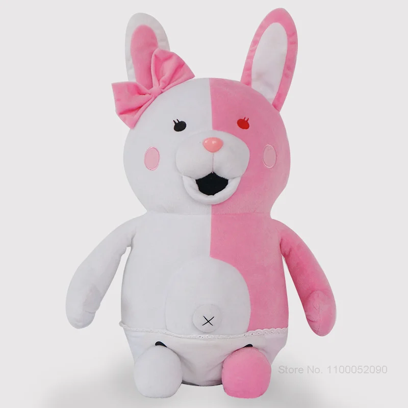 New Pink&ampWhite Monomi Rabbit Plush Toys Arrival Danganronpa: Trigger Happy Havoc Bear Dangan Ronpa Monokuma Doll Toy |