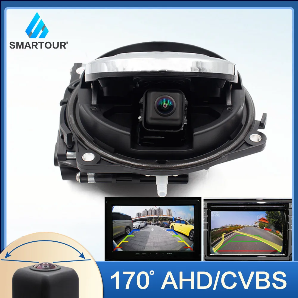 

170 Degree AHD CVBS HD Badge Flip Emblem Rear View Camera For VW Golf Polo CC Beetle Magotan B6 B7L B8 EOS T-roc Passat R Car