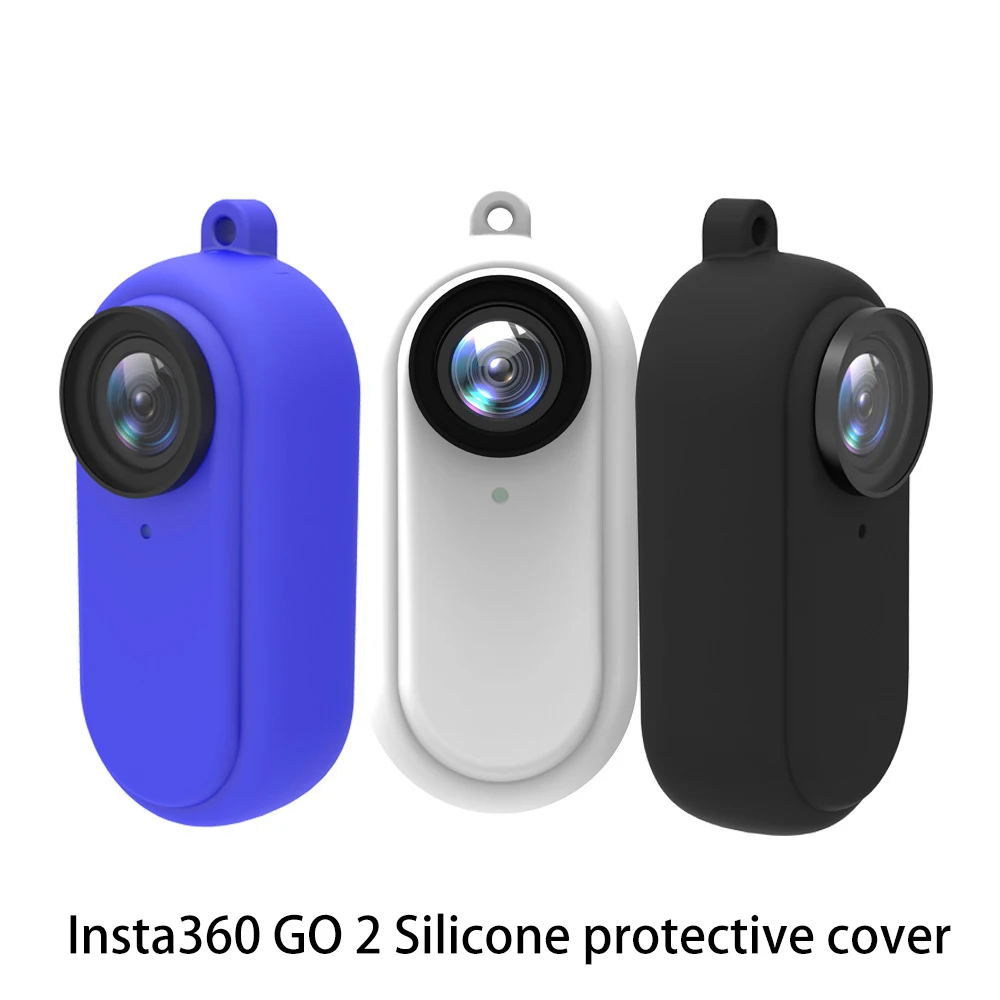 Купи Protective Case for Insta360 Go 2 Thumb Action Camera Silicone Case Anti-Scratch and Anti-Drop Accessories за 239 рублей в магазине AliExpress