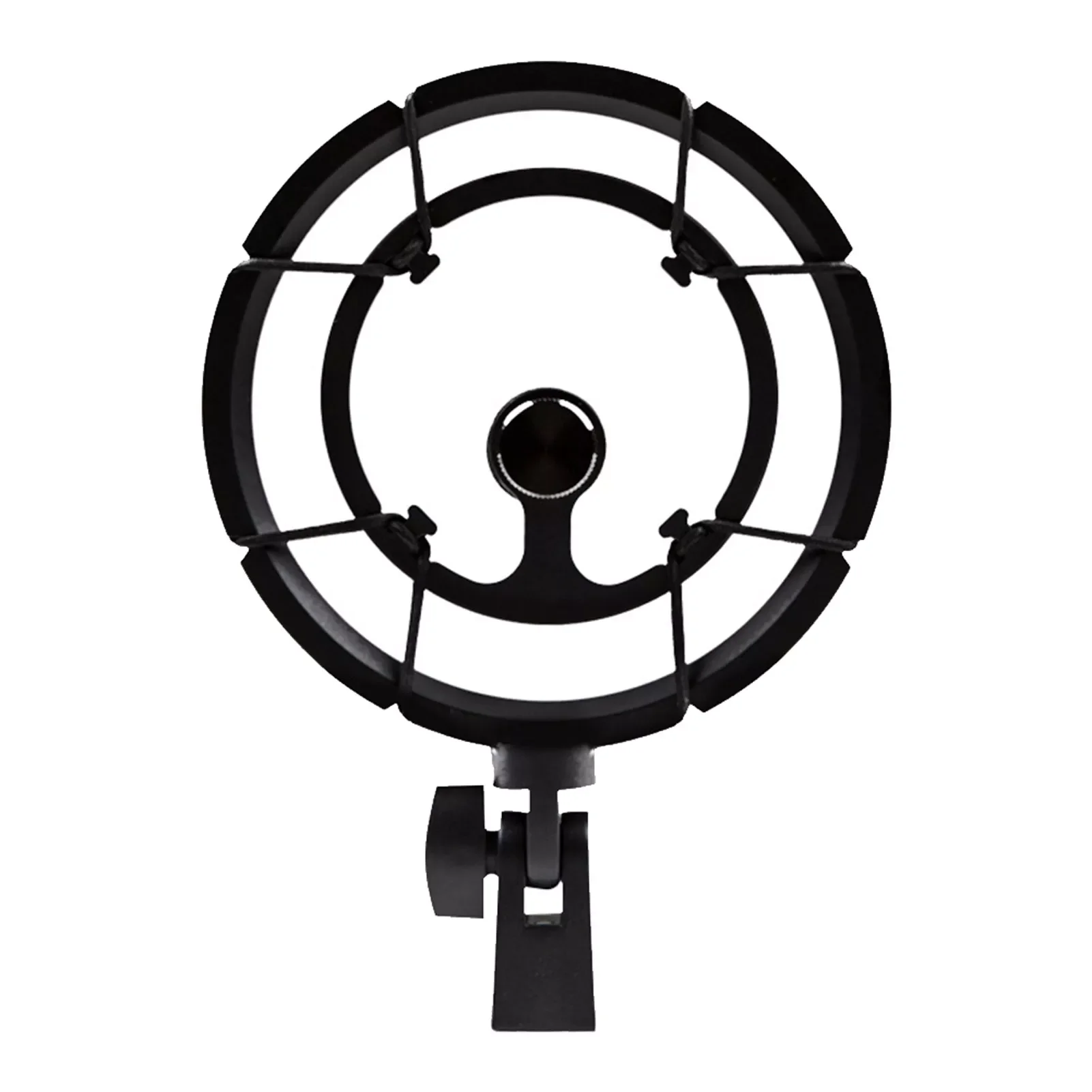 

Microphone Shock Mount Home Live Streaming Solid Durable Noise Concealing Gaming Professional Metal Anti Vibration Radio Station
