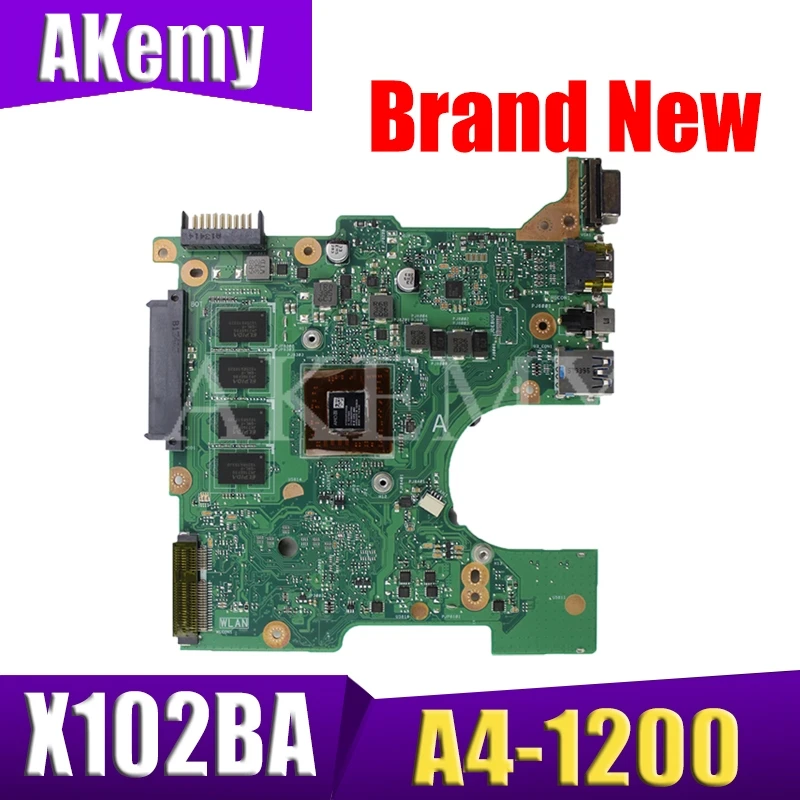 

X102BA mainboard For ASUS X102BA X102B laptop motherboard A4-1200 CPU 2G memory Test work 100% original
