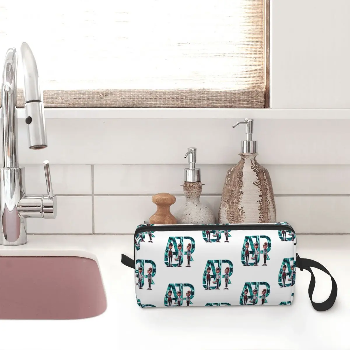 AJR Рок Музыкальная косметичка для женщин американская дорожная