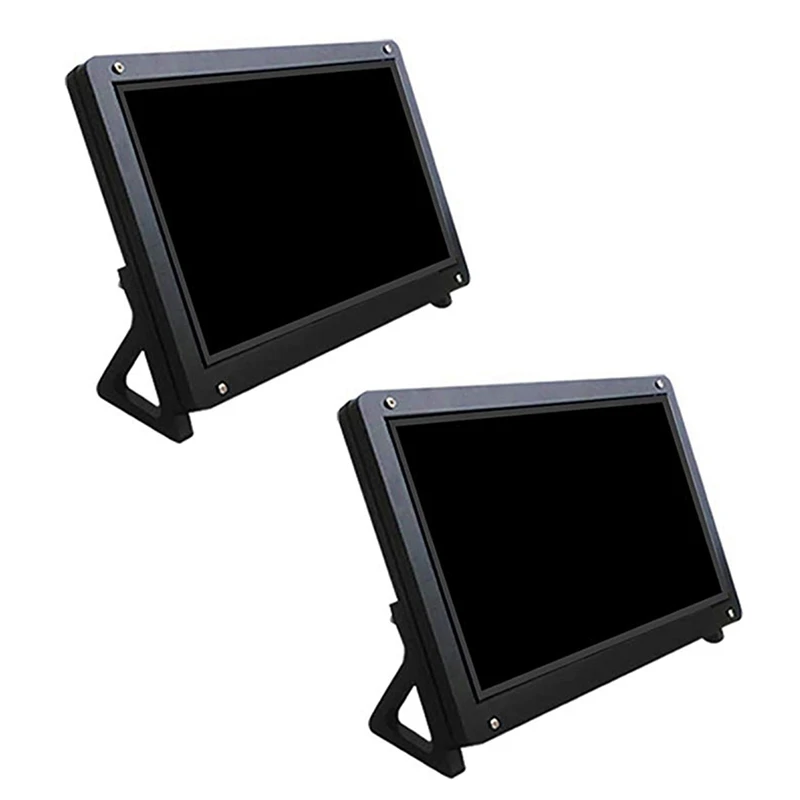 

2X 7 Inch Display Monitor LCD Case Support Holder For Raspberry Pi 3 Acrylic Housing Bracket LCD Black