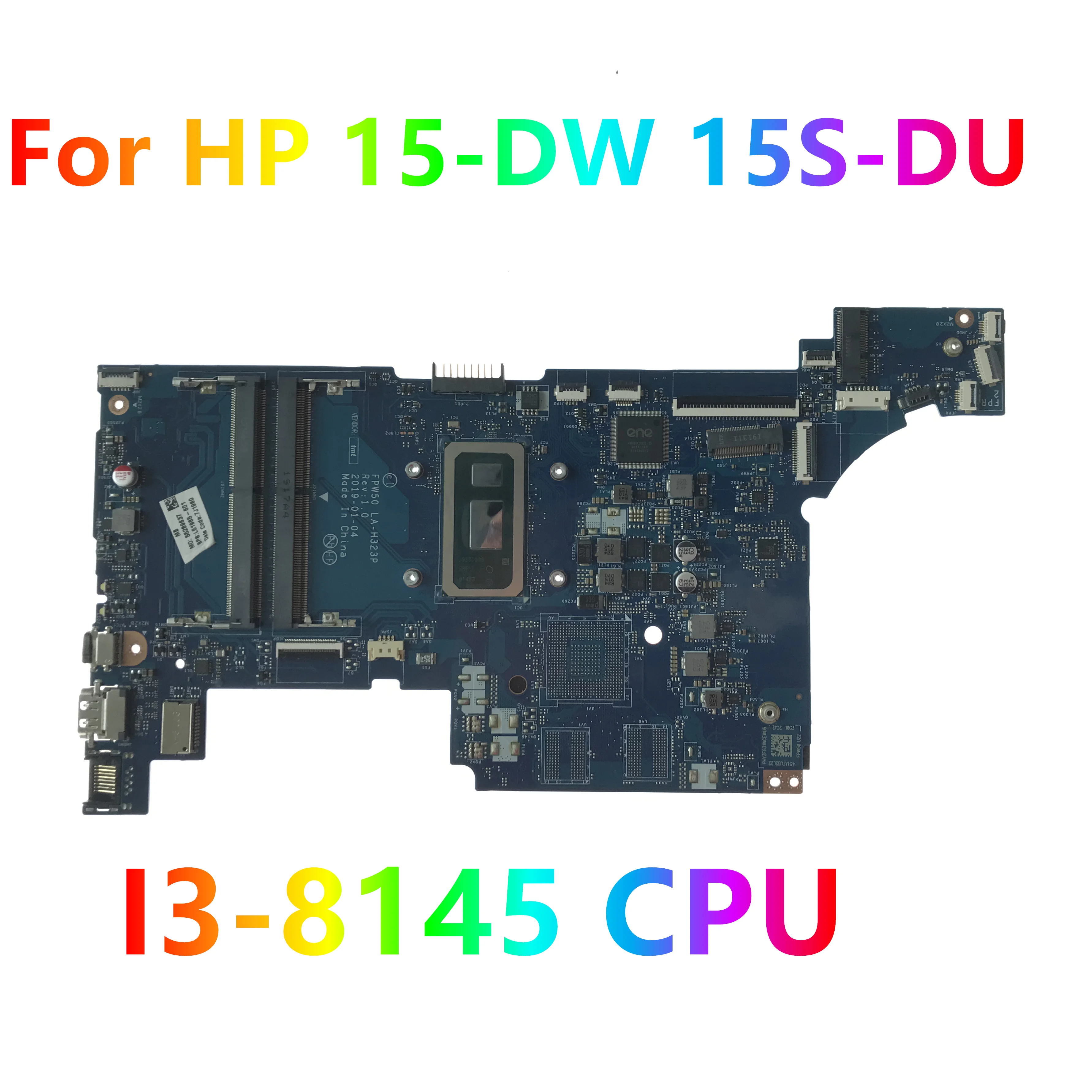 

Материнская плата для ноутбука HP 15-DW 15-DW0037WM 15S-DU I3-8145U