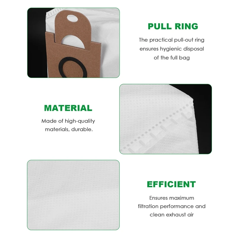 10 шт. комплект мешков для пыли робота Neabot Q11 бытовой сменный пылесос подметальная