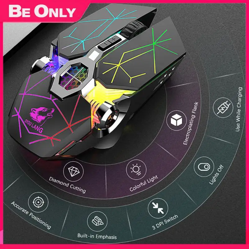 

Water-cooled Luminous Mechanical Mouse Mute Mice Charging Mice Wireless Mouse Game Mouse Computer Accessories