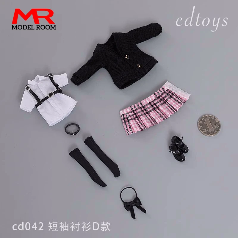 Фото Cdtoys cd042 масштаб 1/12 Студенческая униформа для девочек JK костюмы одежда модель подходит 6 дюймов TBL PH женщина-солдат экшн-фигурки Куклы №5