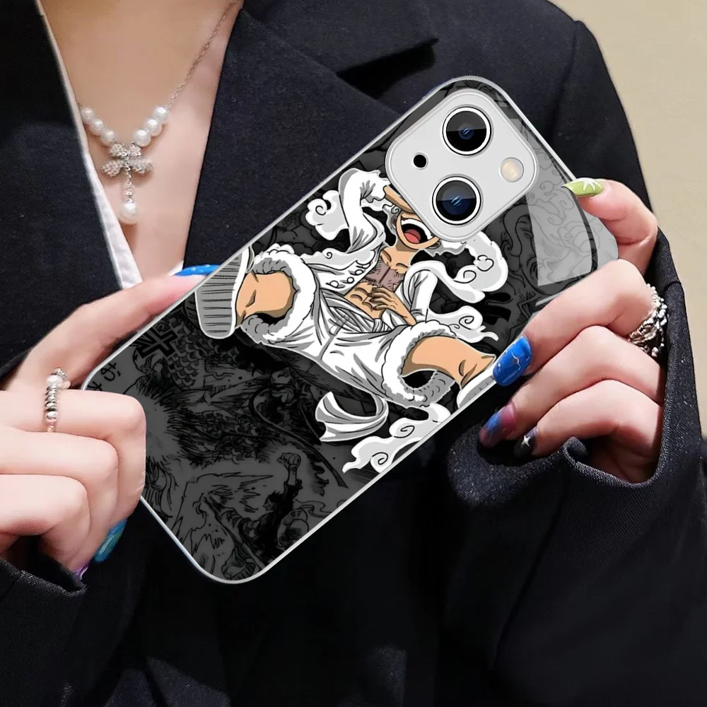 Чехол для телефона Luffys O-One с аниме P-piece iPhone 14 13 12 Mini 11 Pro XS Max X XR Plus чехол из