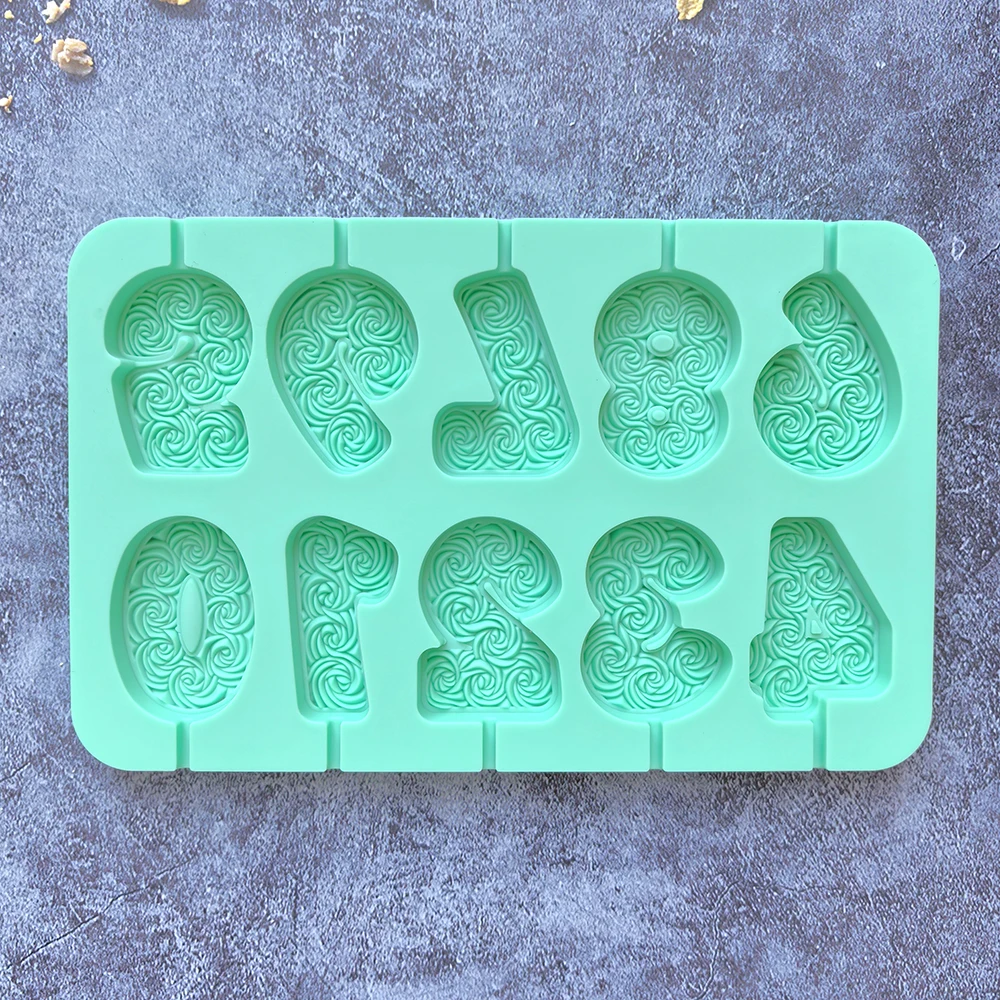 

Силиконовая форма для конфет 0-9