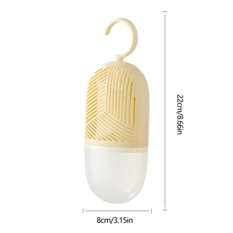 Многоразовый подвесной осушитель с защитой от плесени водосборником и крючком