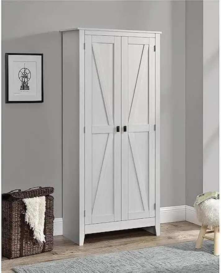 

Home SystemBuild Storage Cabinet, Ivory Pine
