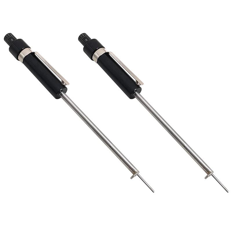 

2X Brake Pad Detection Pen Scale Brake Pad Thickness Gauge For Brake Pad Test