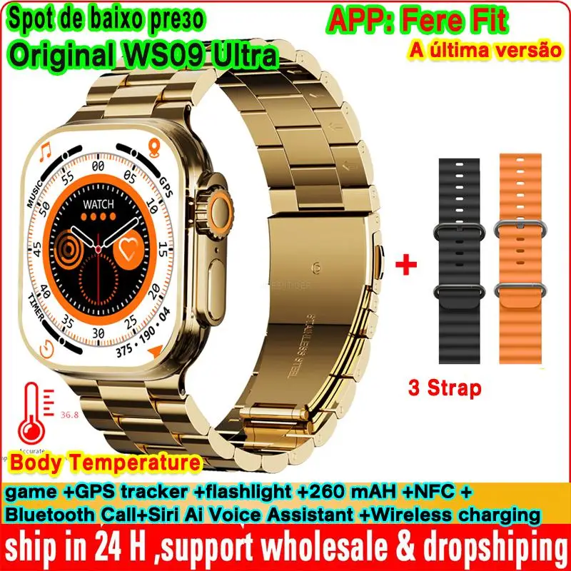 

Оригинальные Смарт-часы WS09 Ultra Часы Smartwatch iwo Series Ultra 49 мм