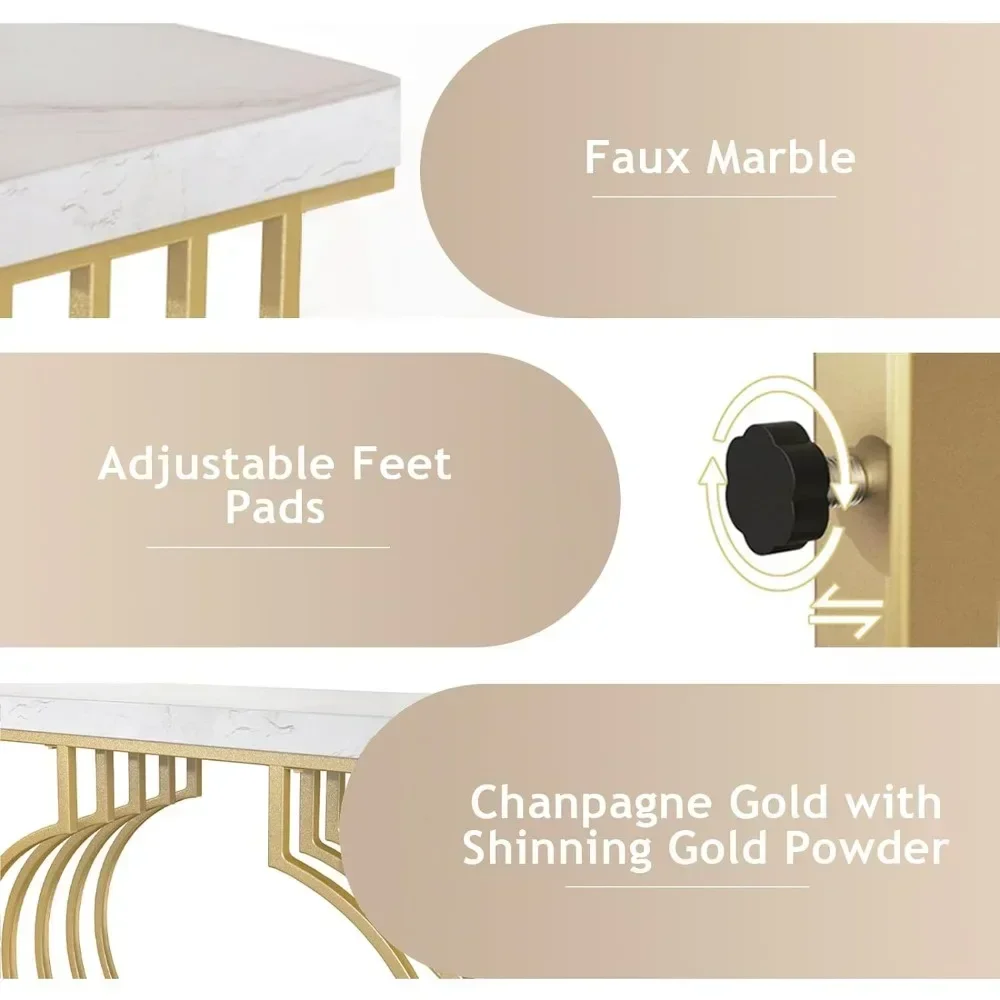 Современный консольный стол для прихожей узкий Диванный 47 24 дюйма мебель