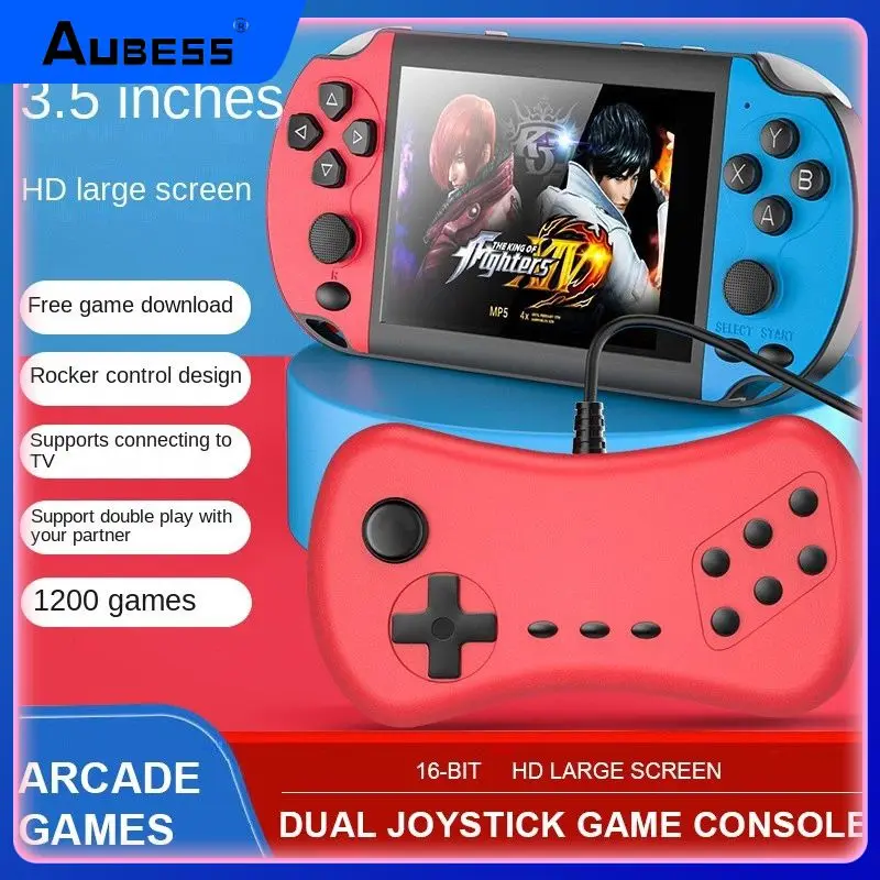 

Retro Dual Joystick Game Consoles Hd Handheld Player 3.5 Inch Large Screen Game Machine Arcade For Kids Gift Retroid Mini 16g