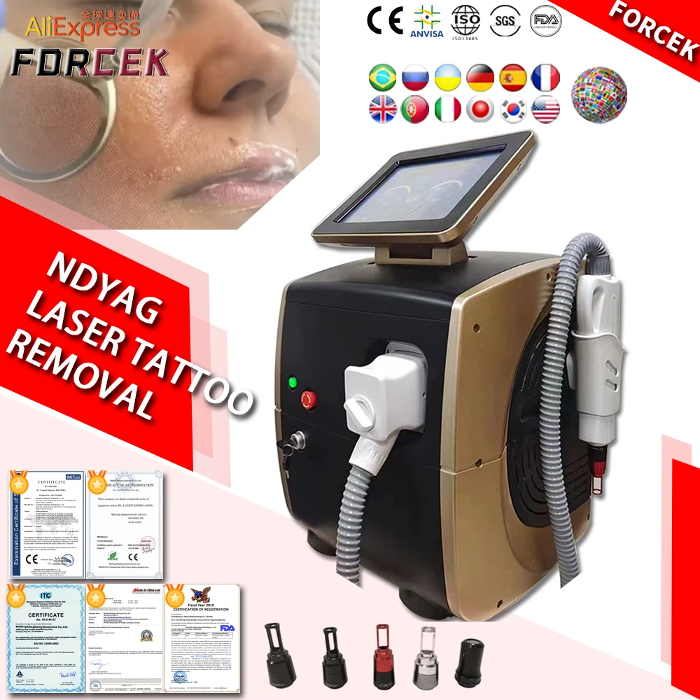 2024 Q переключатель портативный picosecond лазер 532nm1064nm ndyag машина для удаления