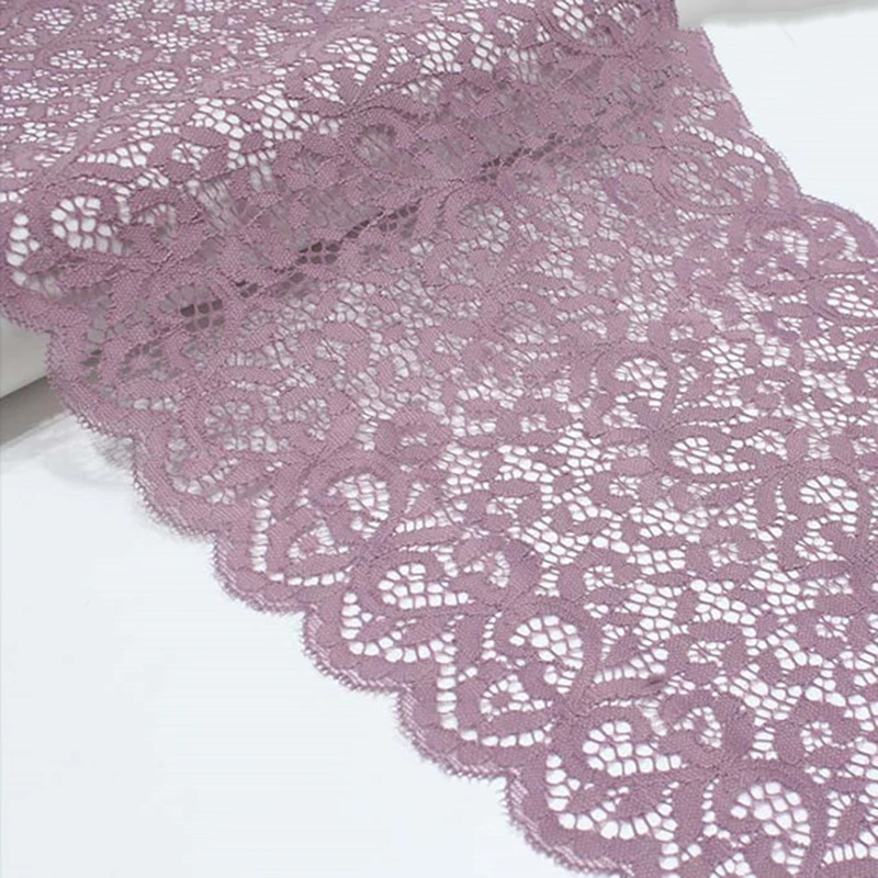 

50 ярдов, сиреневая эластичная кружевная отделка для одежды