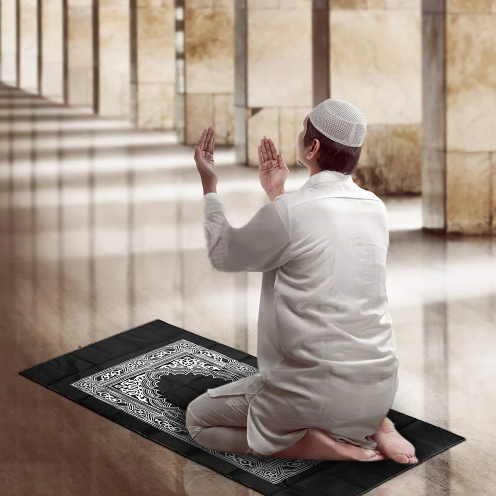 

2PCS Prayer Rug Islam Janamaz Rug Islamic Prayer Rug Prayer Carpet Eid Ramadan Carpet Ethnic Floor Rug