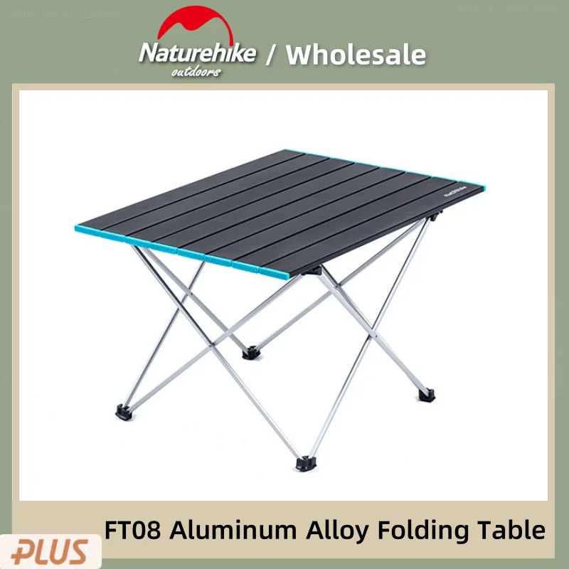 

Naturehike Lightweight Aluminum Alloy Camping Table Outdoor Picnic BBQ Firm Folding Table Camping Travel Fishing Portable Table